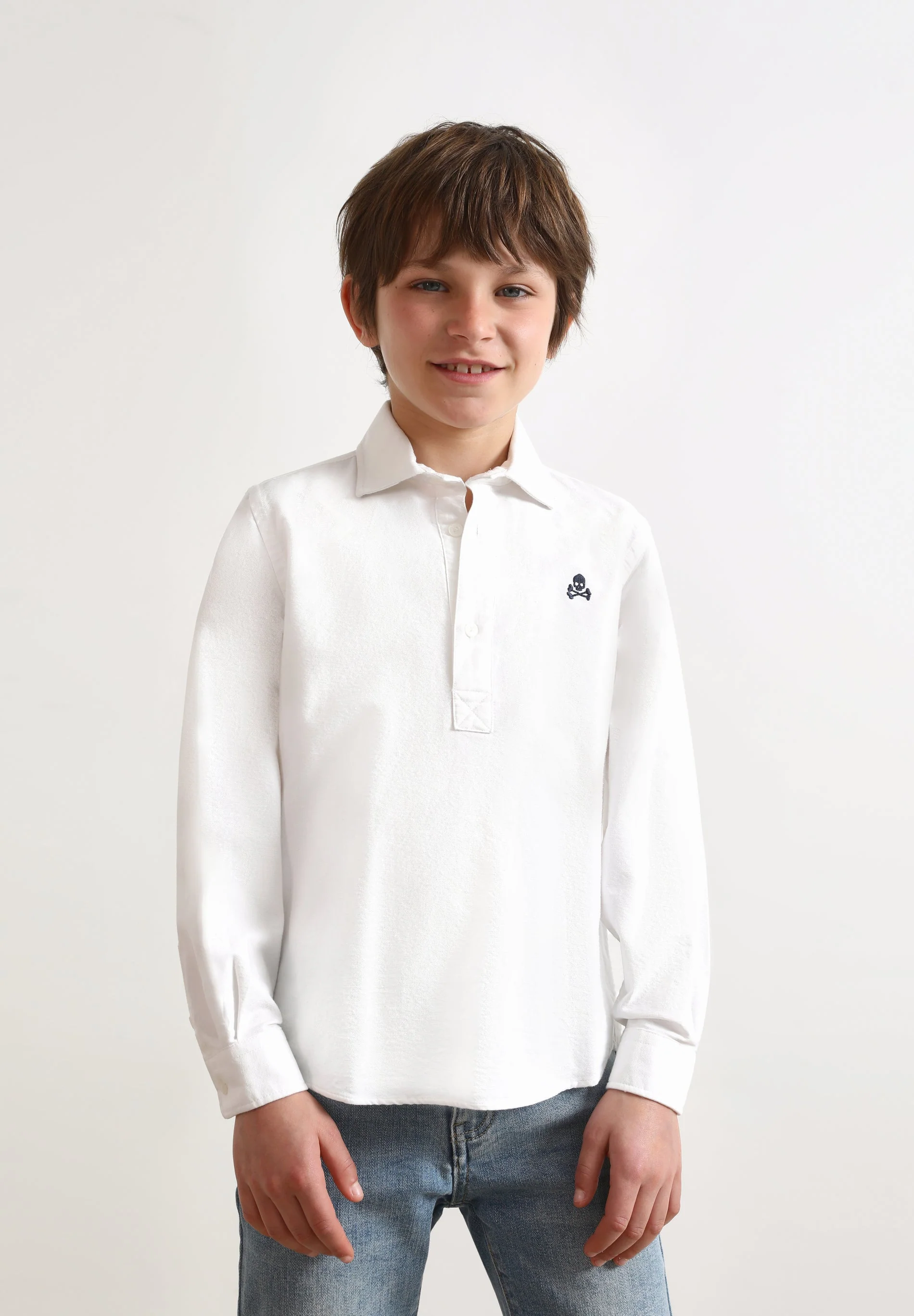 POLERA OXFORD CALAVERA CONTRASTE - Image 4