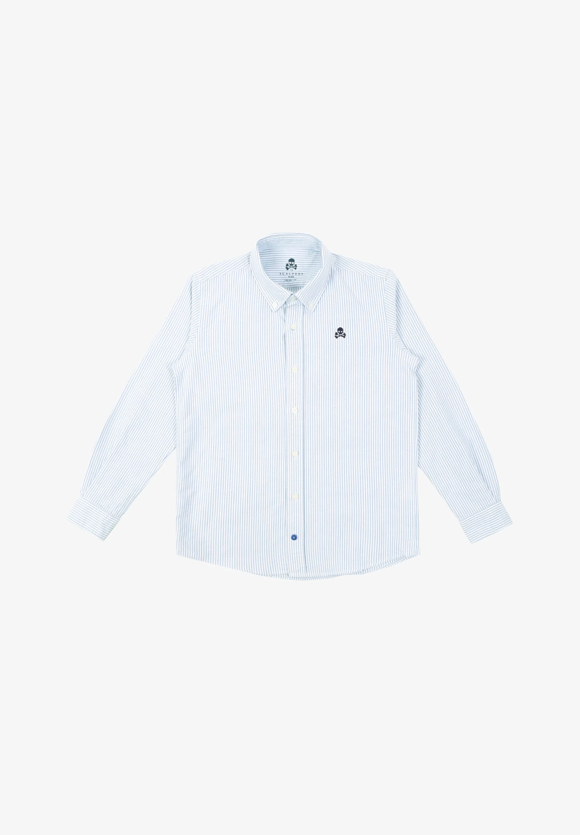 CAMISA DE RISCAS COM LOGO A CONTRASTAR - Image 5