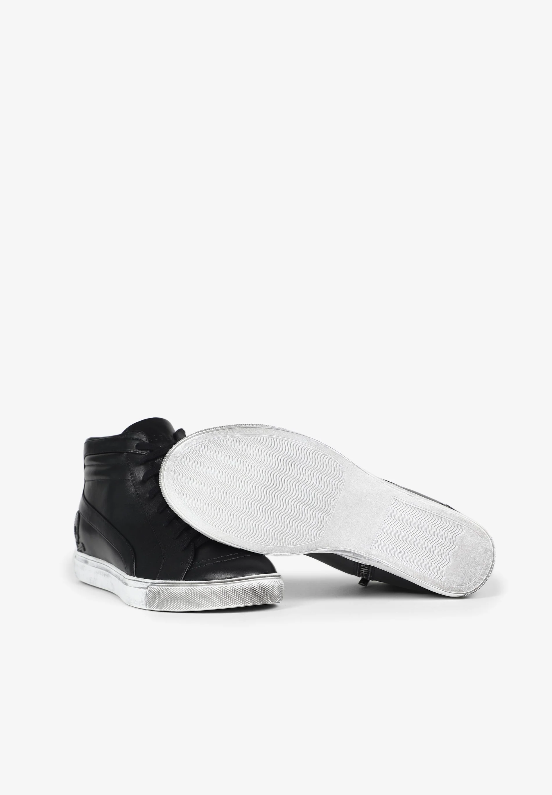 SAPATILHAS ALTAS EM PELE - Image 6