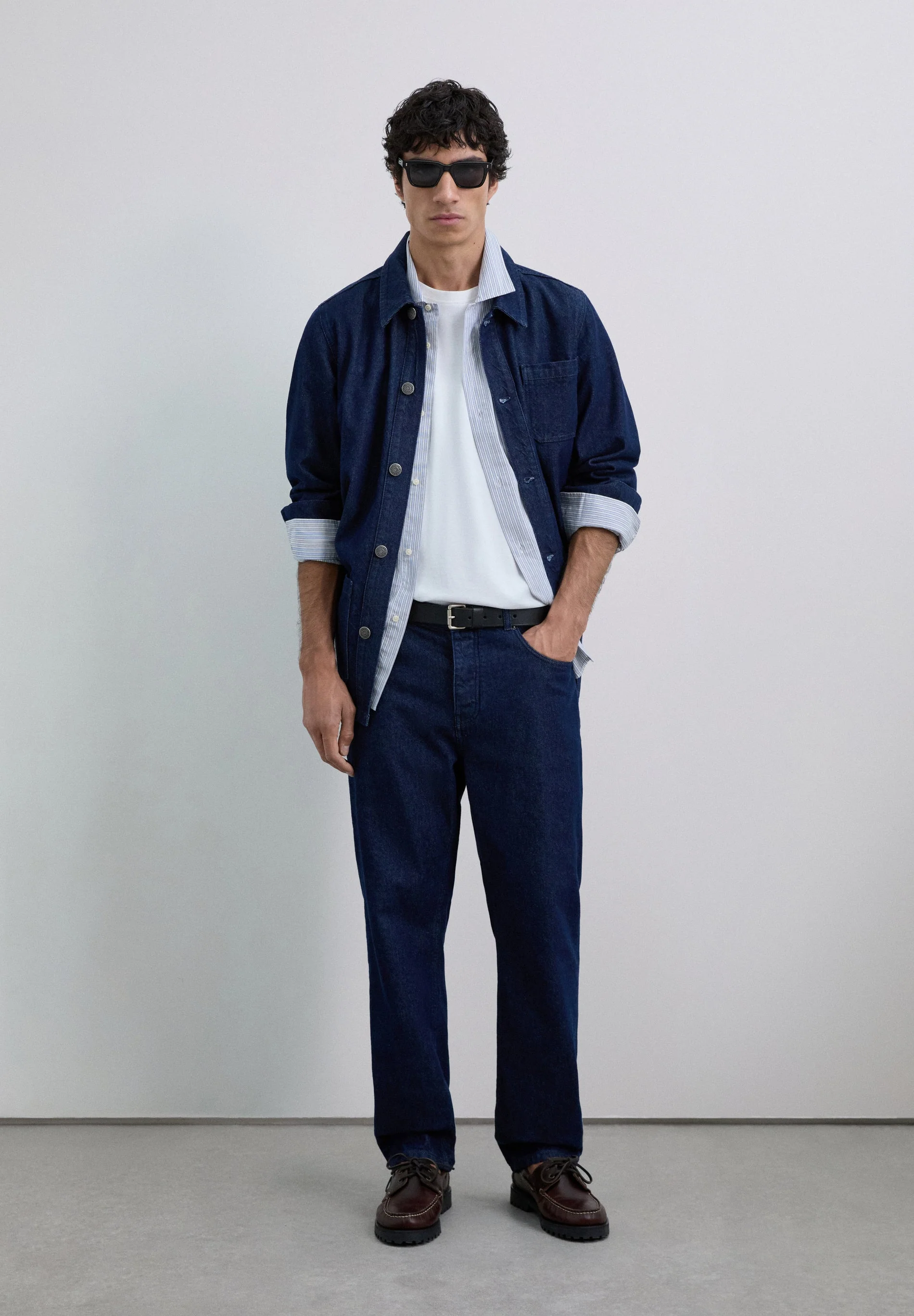 CARDIGAN JEANS EFEITO DESBOTADO - Image 3