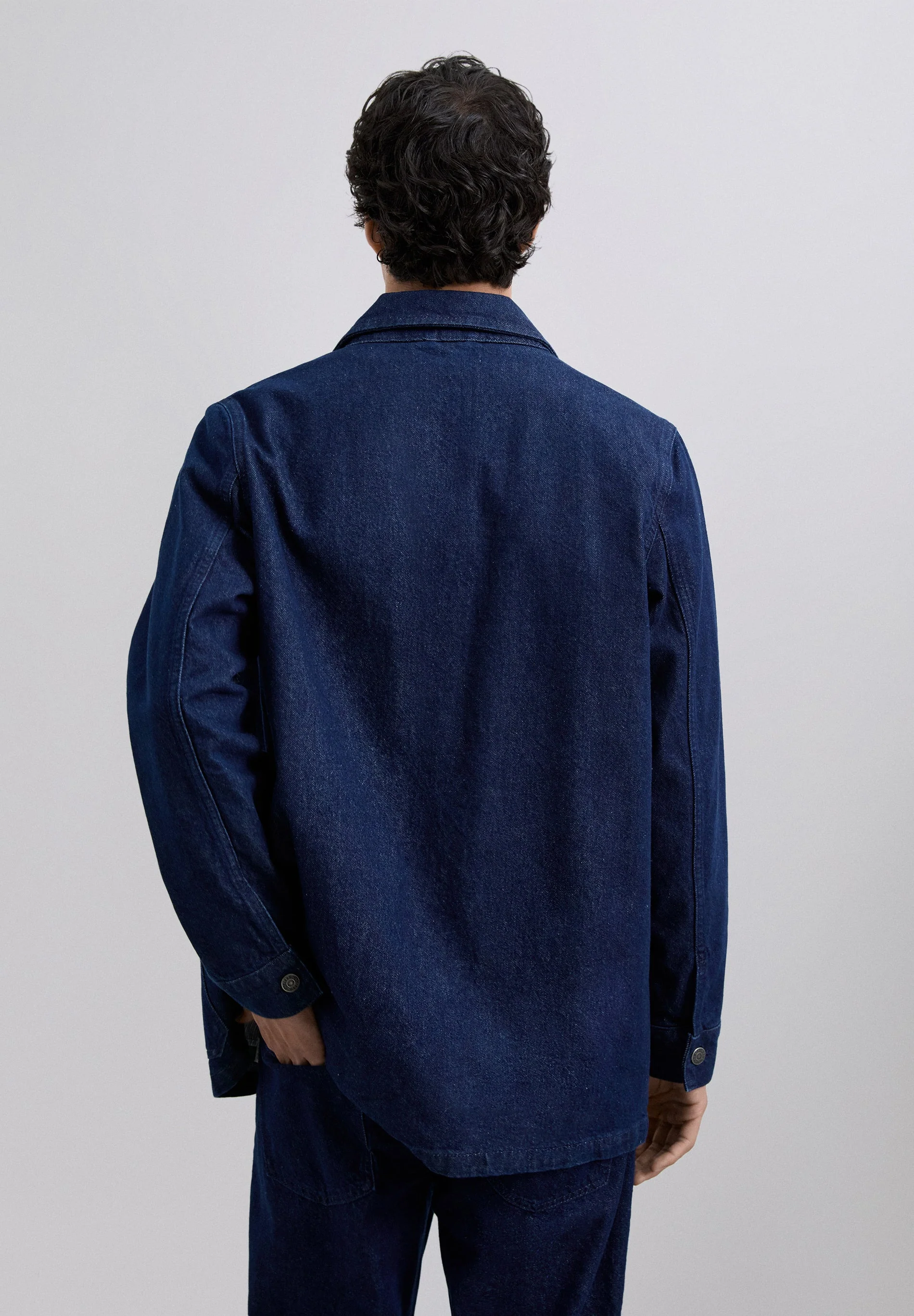 CARDIGAN JEANS EFEITO DESBOTADO - Image 7