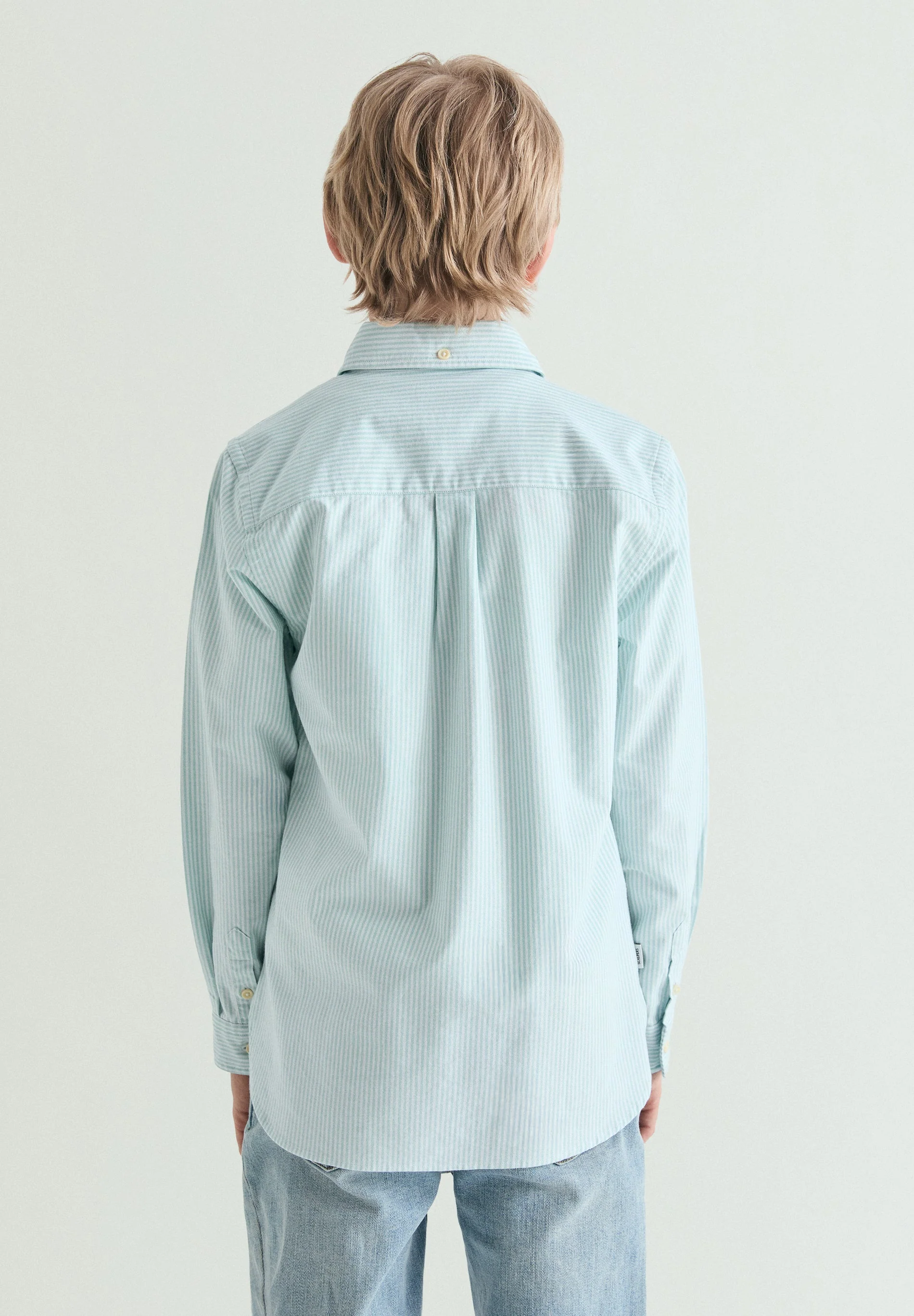 CAMISA OXFORD ÀS RISCAS - Image 4