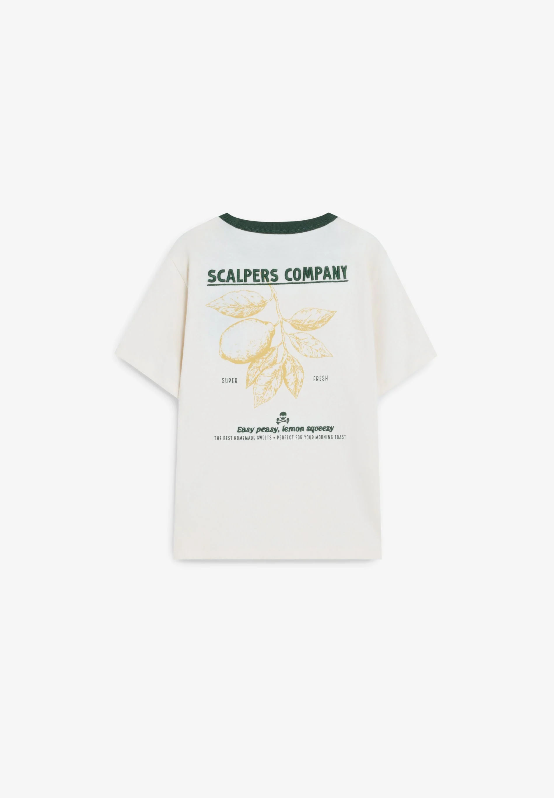 T-SHIRT COM GOLA EM CONTRASTE - Image 4