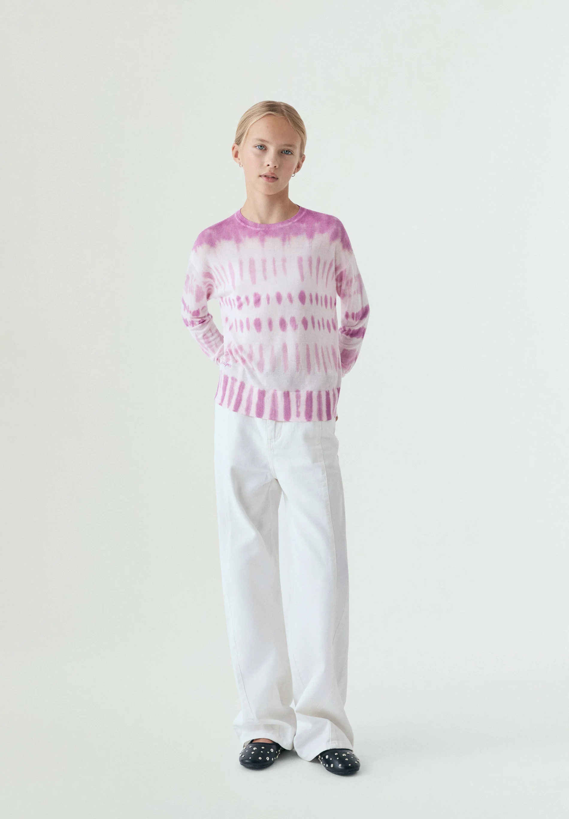 SWEATSHIRT TIE-DYE ROSA - Image 3