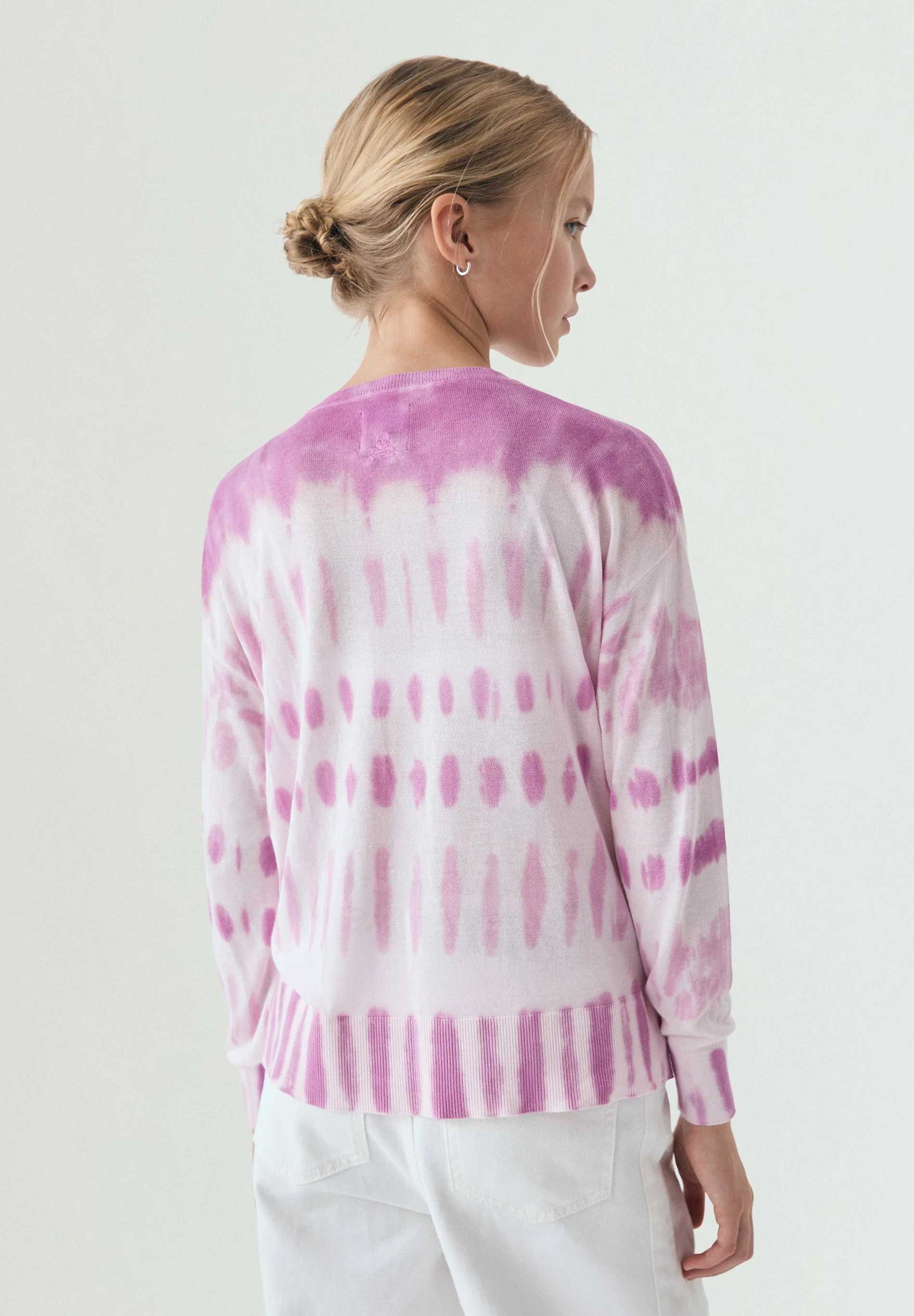 SWEATSHIRT TIE-DYE ROSA - Image 4