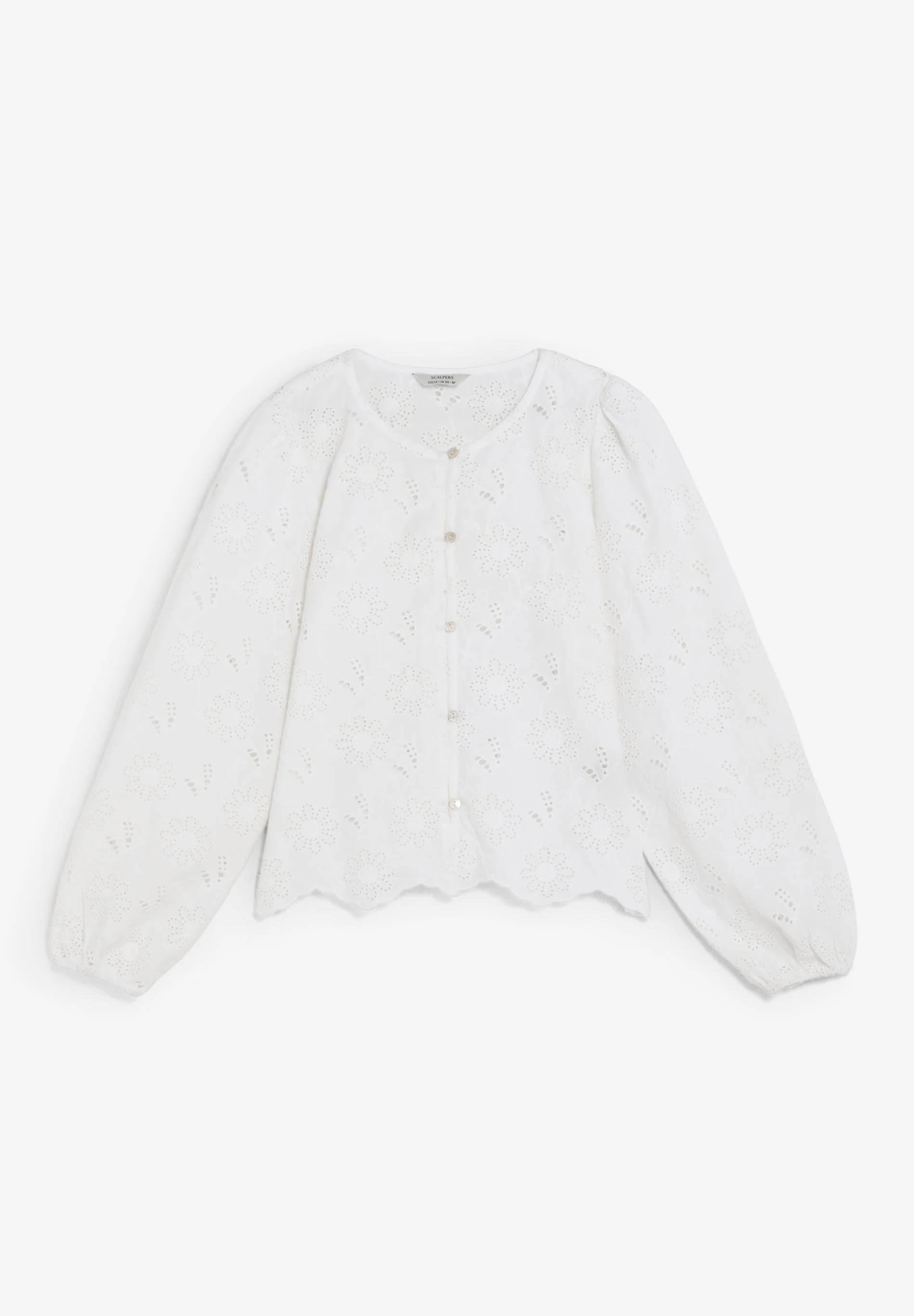 BLUSA PERFURADA COM BOTÕES - Image 8