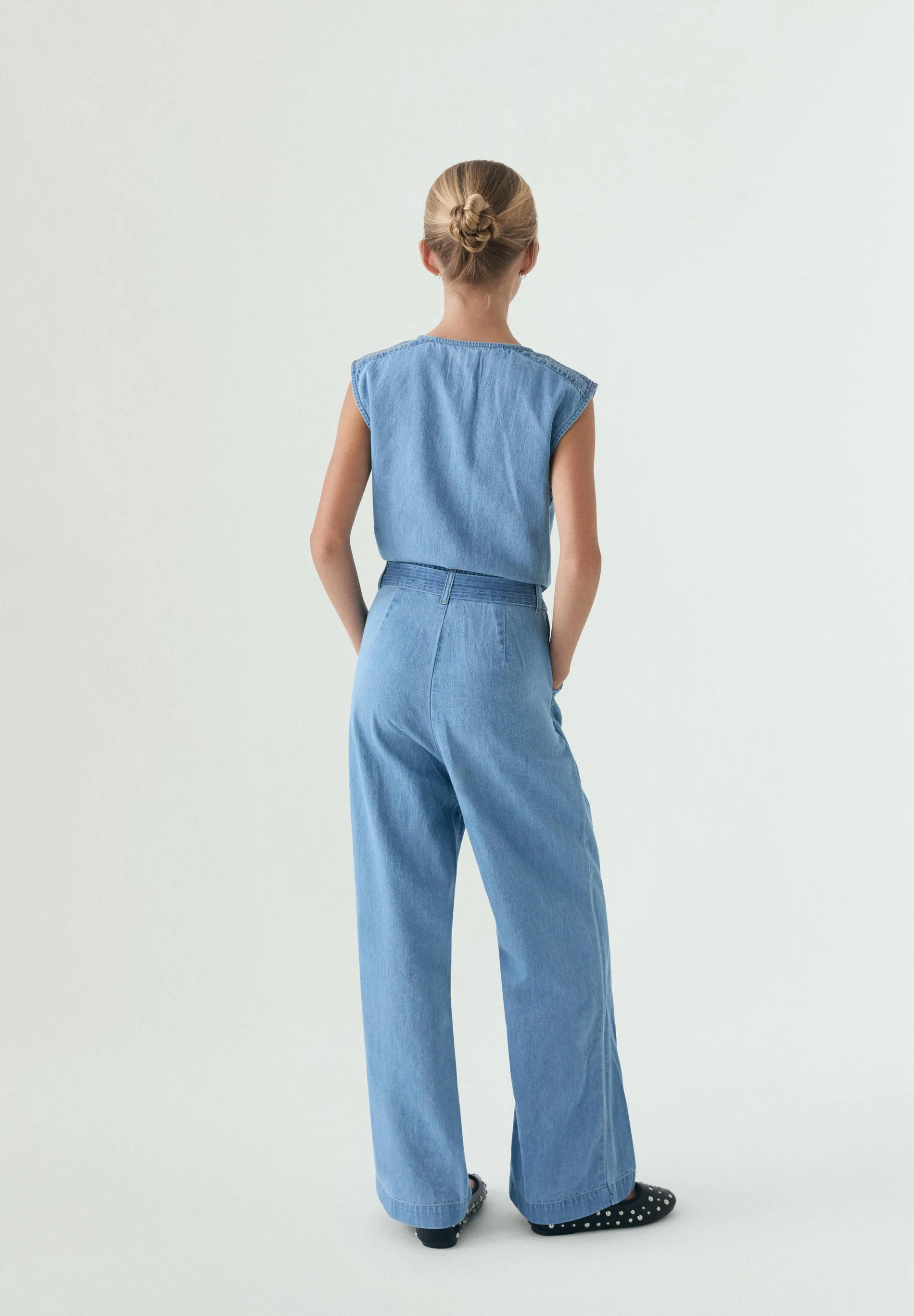 MACACÃO DENIM COM BOTÕES - Image 5