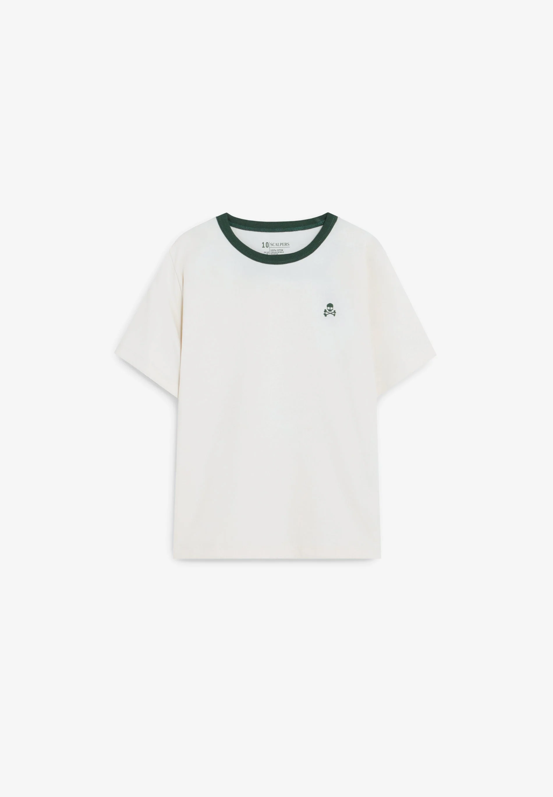 T-SHIRT COM GOLA EM CONTRASTE - Image 3